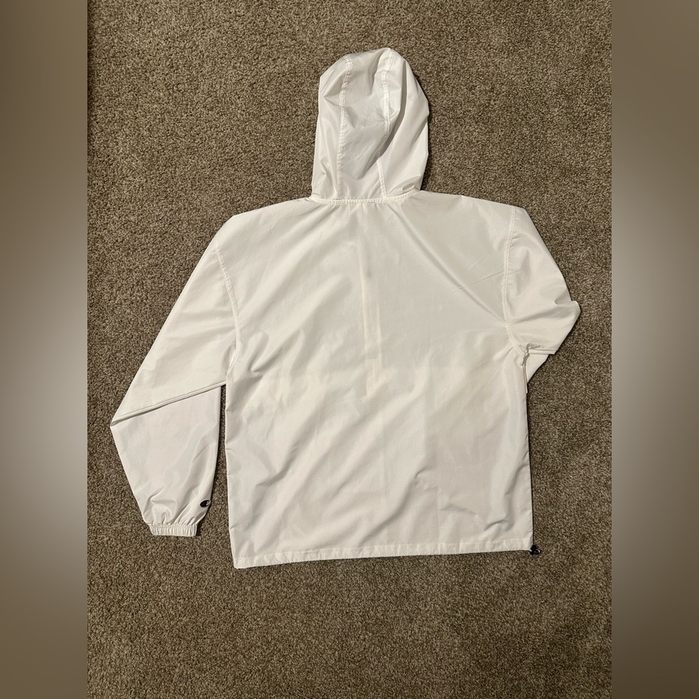Half zip White champion windbreaker - Picture 4 of 4